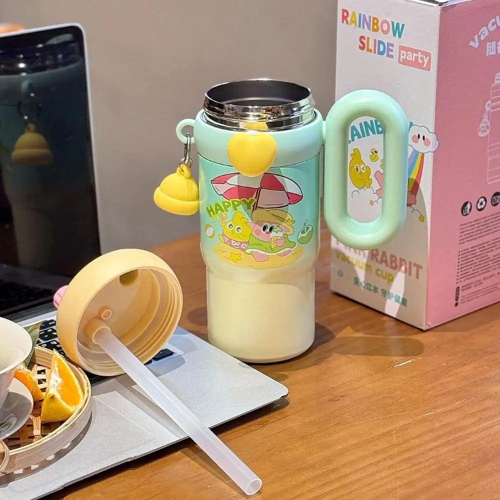 Cartoon Printed Stainless Steel Vacuum Bottle (850ML)