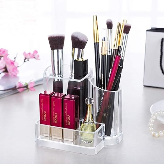 Transparent Makeup Brush Cosmetic Organizer
