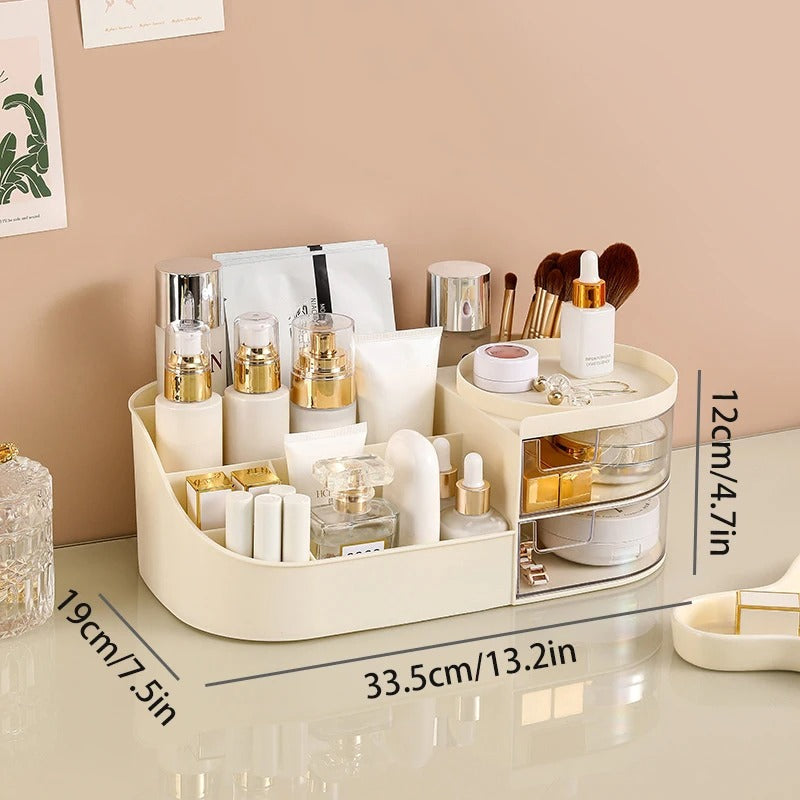 Cosmetic Organizer With Clear Drawer