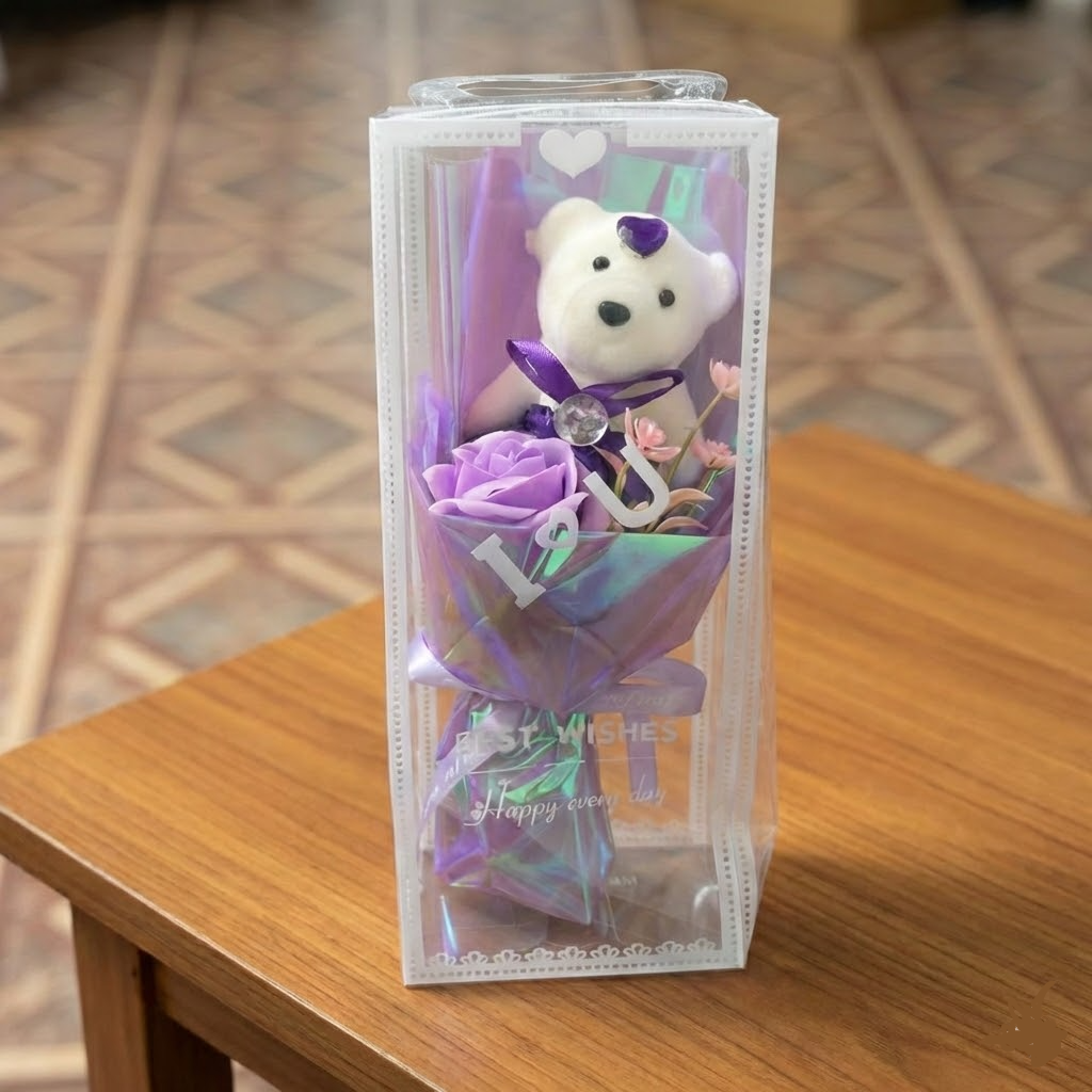 Creative Fabric Knitted Flower Bouquet