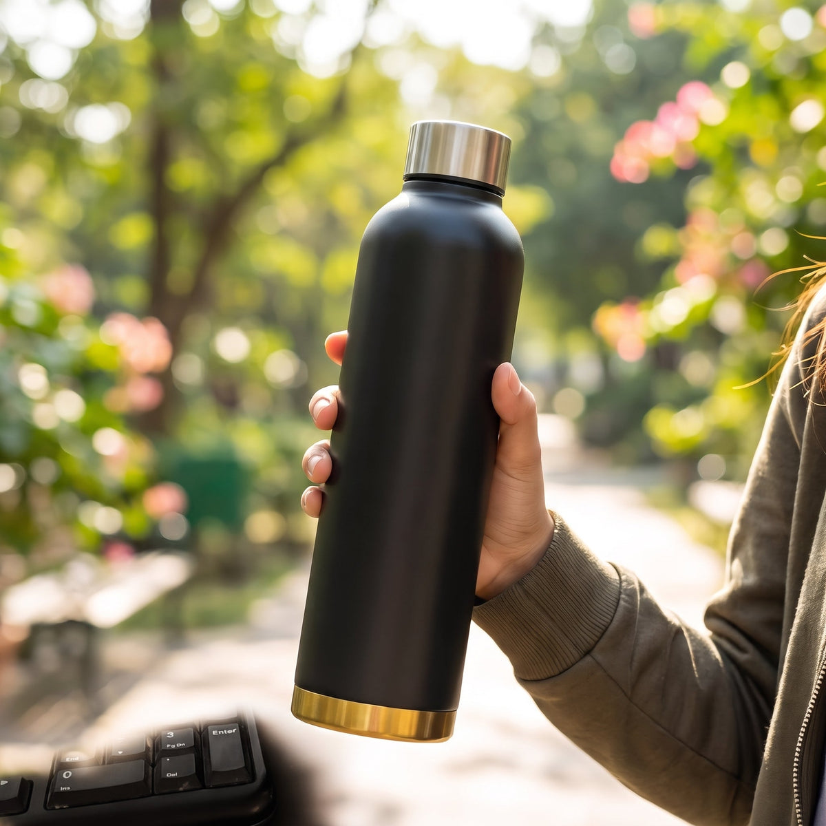 Elegant Stainless Steel Water Bottle 750ML