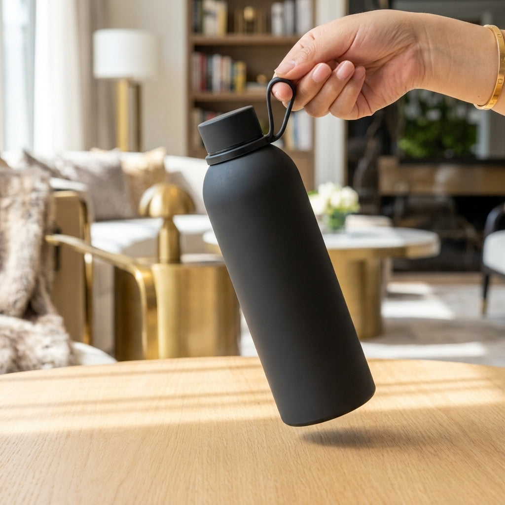 Stainless Steel Water Bottle With Strap 500ML