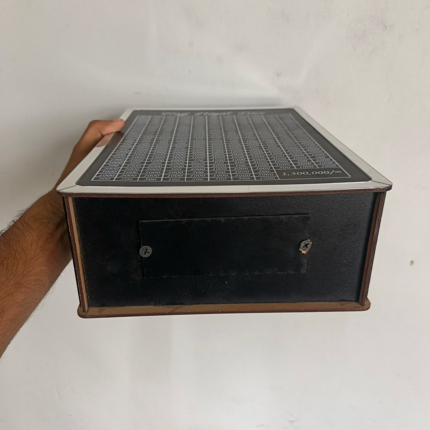 Wooden Hajj Money Box