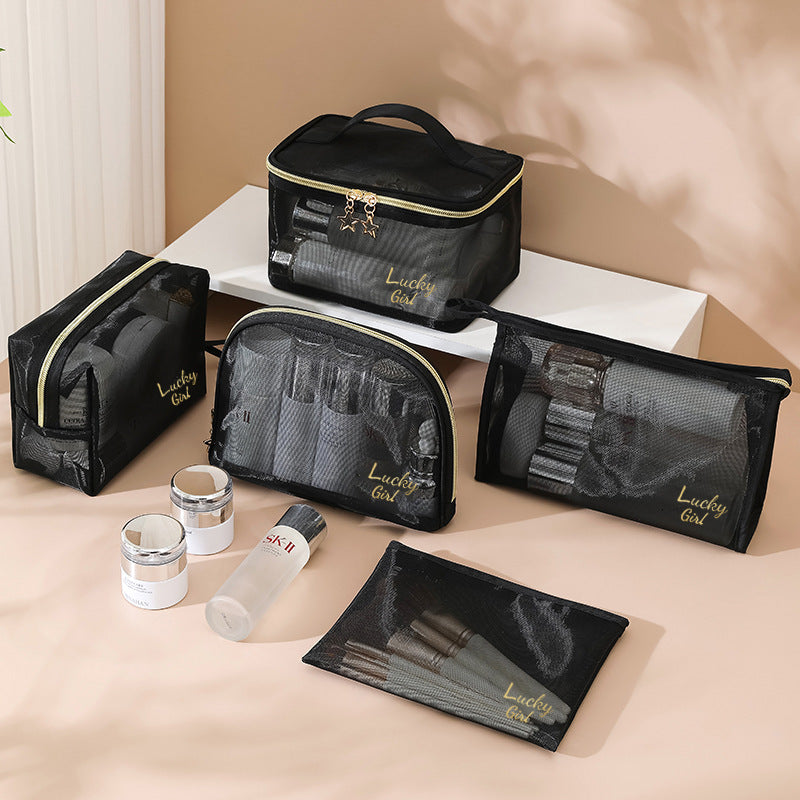 Set of 5 Stylish Makeup Pouch Set