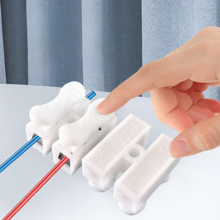 5pcs Self Locking Push Type Terminal