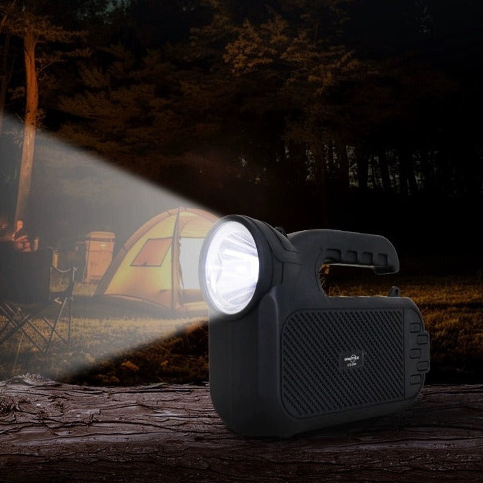 Solar Charging Wireless Bluetooth Speaker With Flashlight