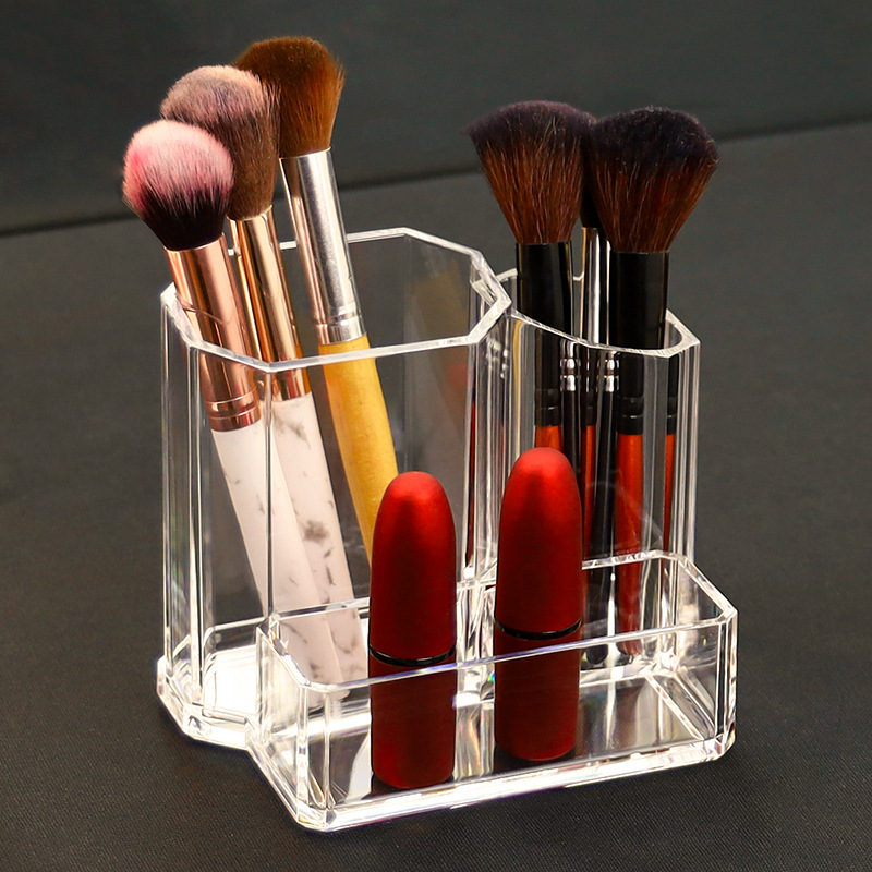 Transparent Makeup Brush Cosmetic Organizer