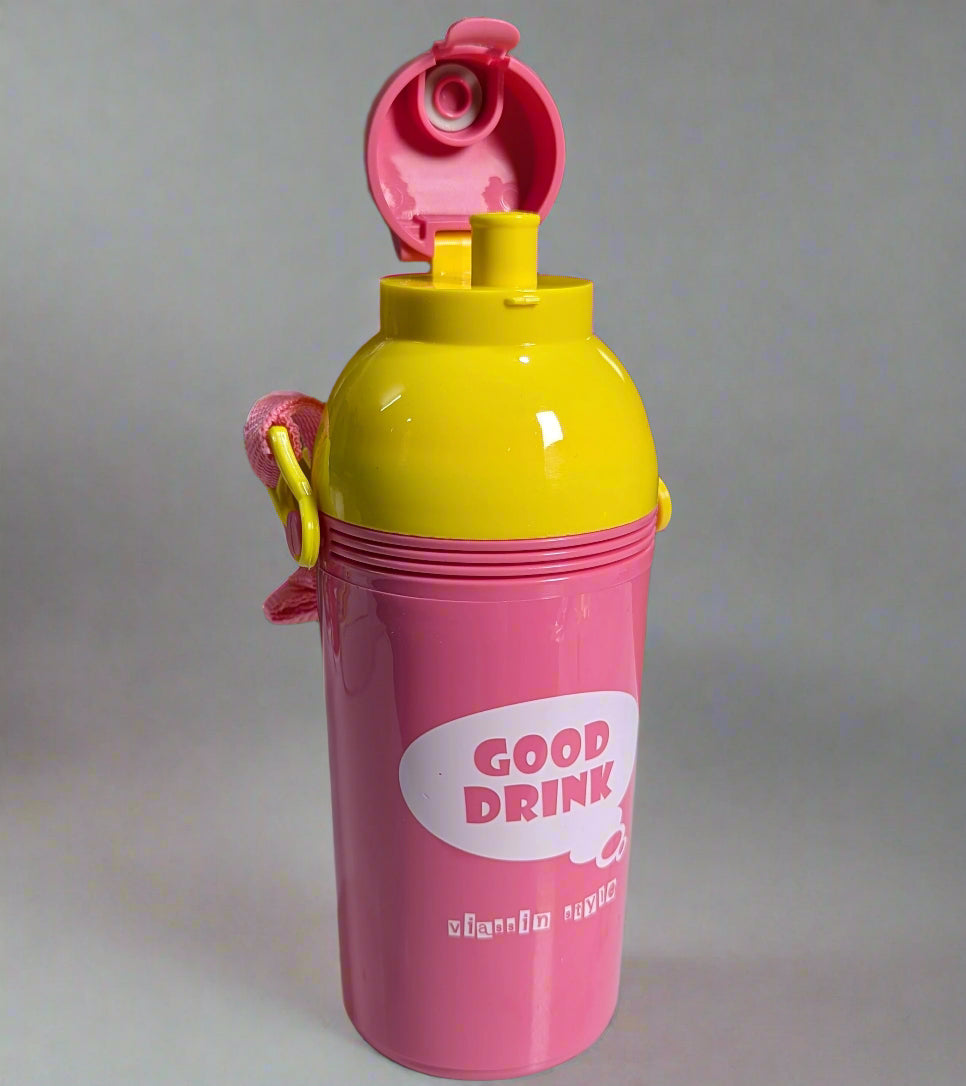 Portable Plastic School Water Bottle