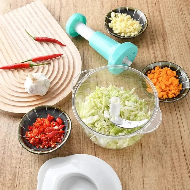 Multifunctional Manual Push Chopper (2-Liter)