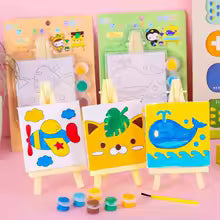 DIY Canvas Easel Painting Kit