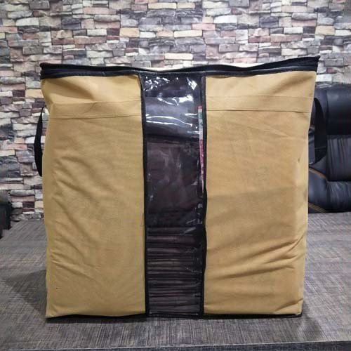 Non Woven Cream Colour Storage Bag.