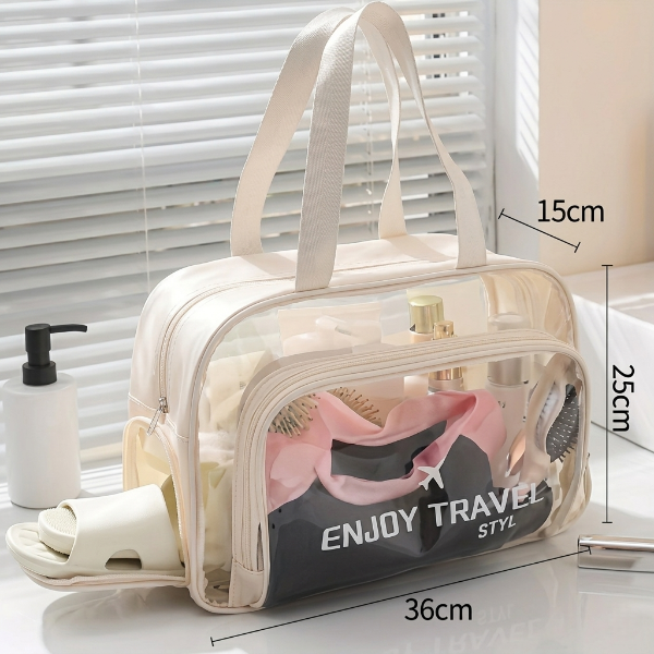 Transparent Double Layer Water-Proof Bags