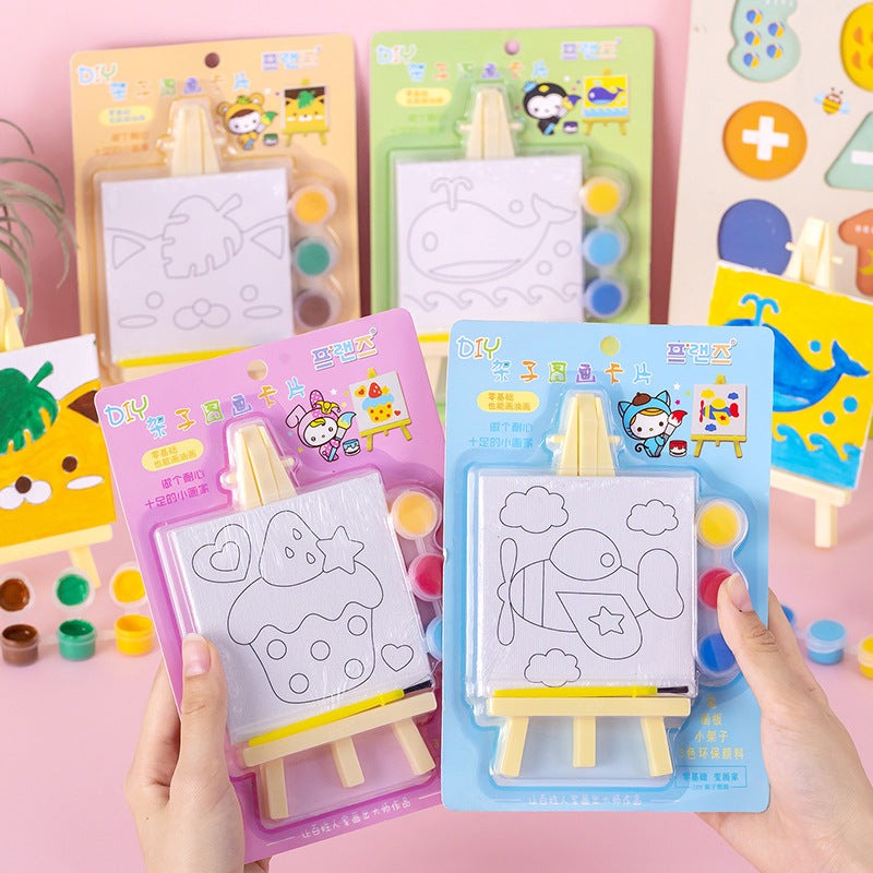 DIY Canvas Easel Painting Kit