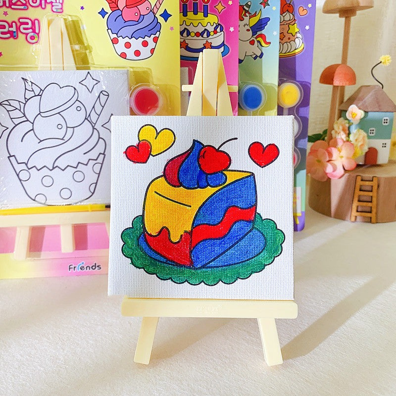 DIY Canvas Easel Painting Kit