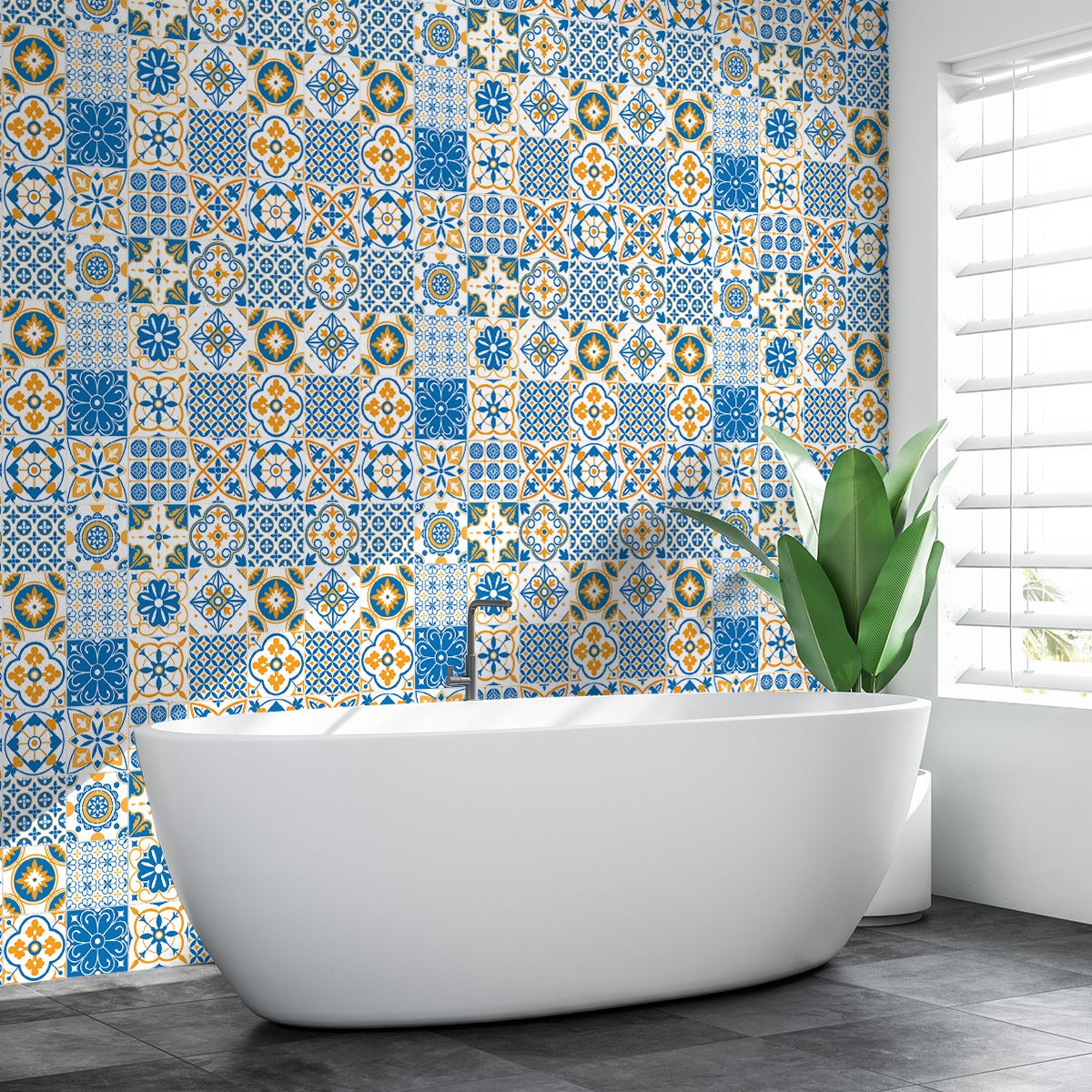 Texture Design Waterproof Marble Sheet (60 x 200 cm)