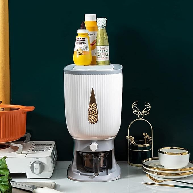Modern Style Rice Dispenser With 10 KG Capacity