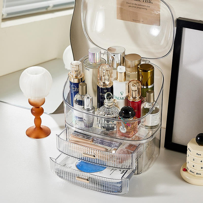 Modern Style Transparent Cosmetic Box