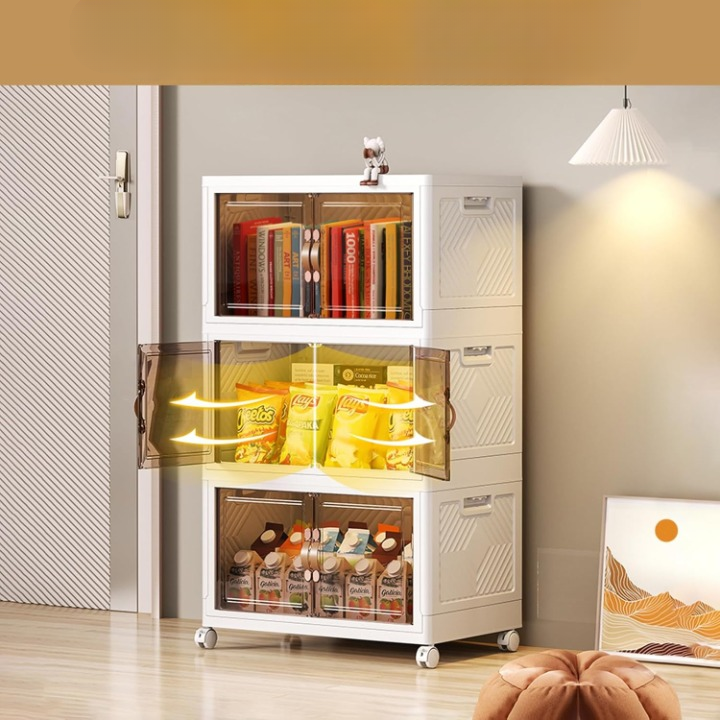 5 Layer Cabinet Double-Door Foldable Storage Organizer