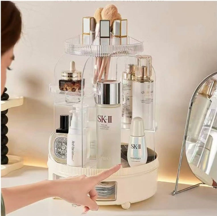 360° Rotating Makeup Storage Box