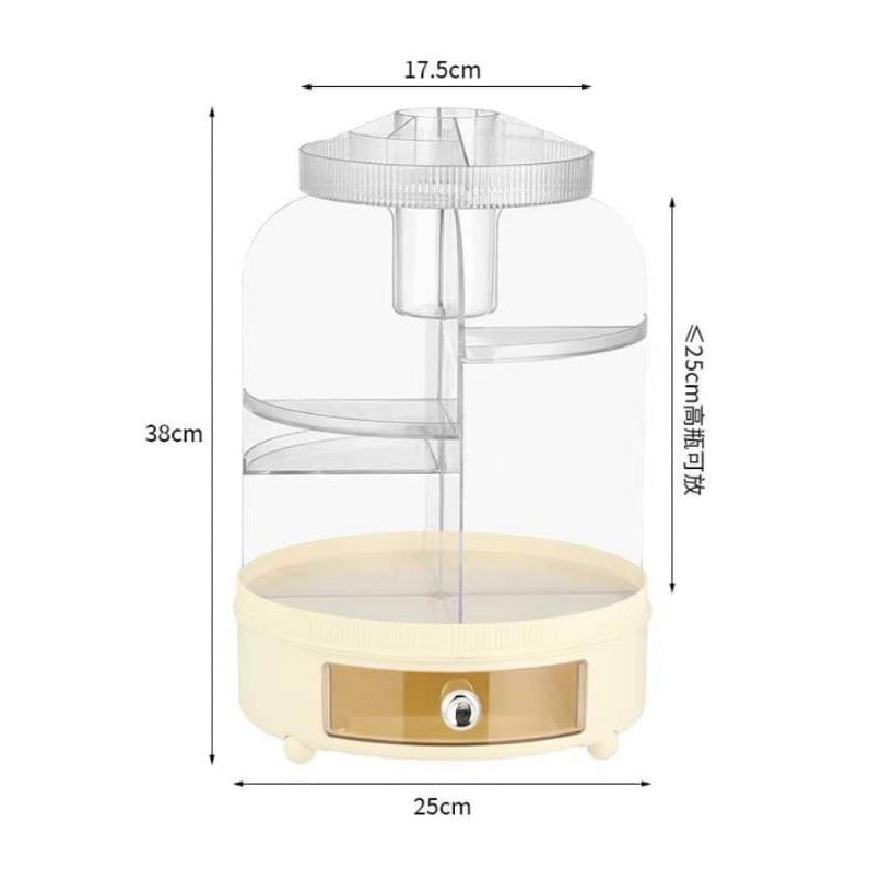360° Rotating Makeup Storage Box