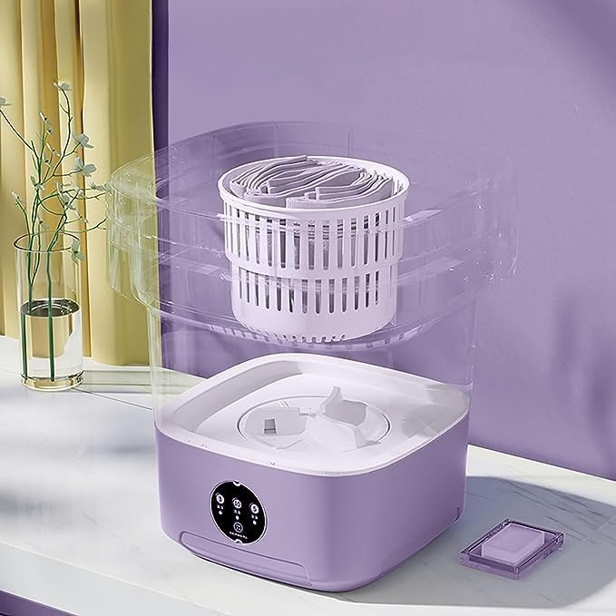 Automatic Portable Washing Machine With Drying Function (8 litre)