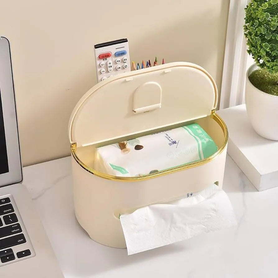 Creative Desktop Tissue Organizer