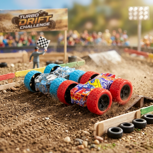 Kids Double Stunt Car Toy