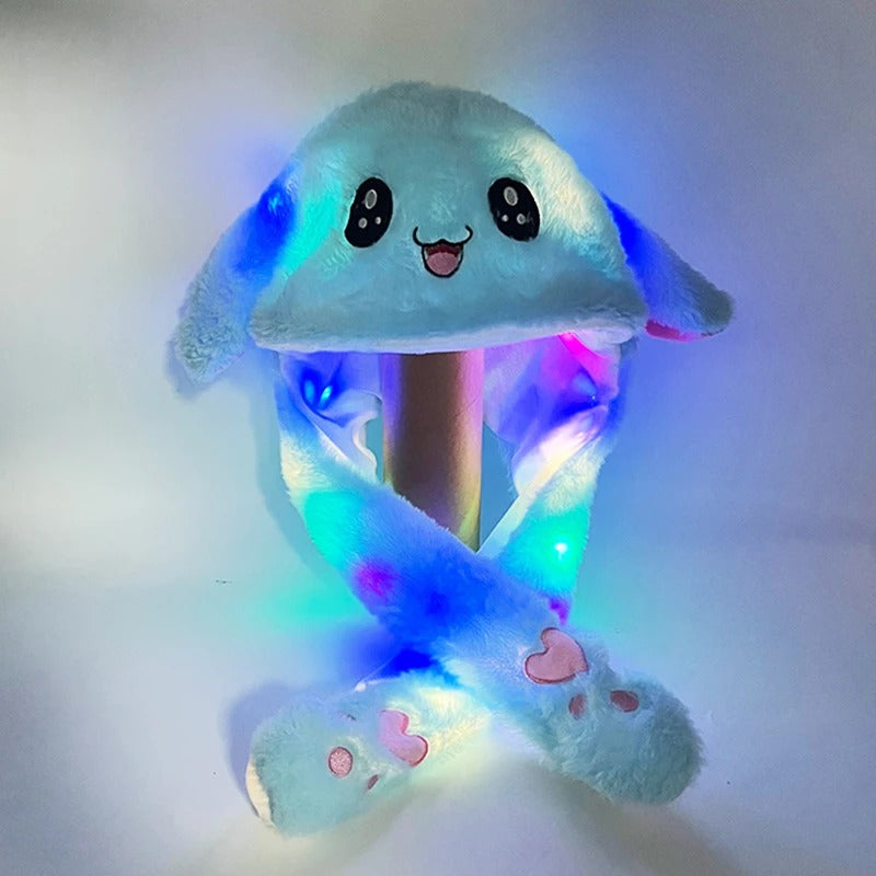 LED Jumping Bunny Ear Hat