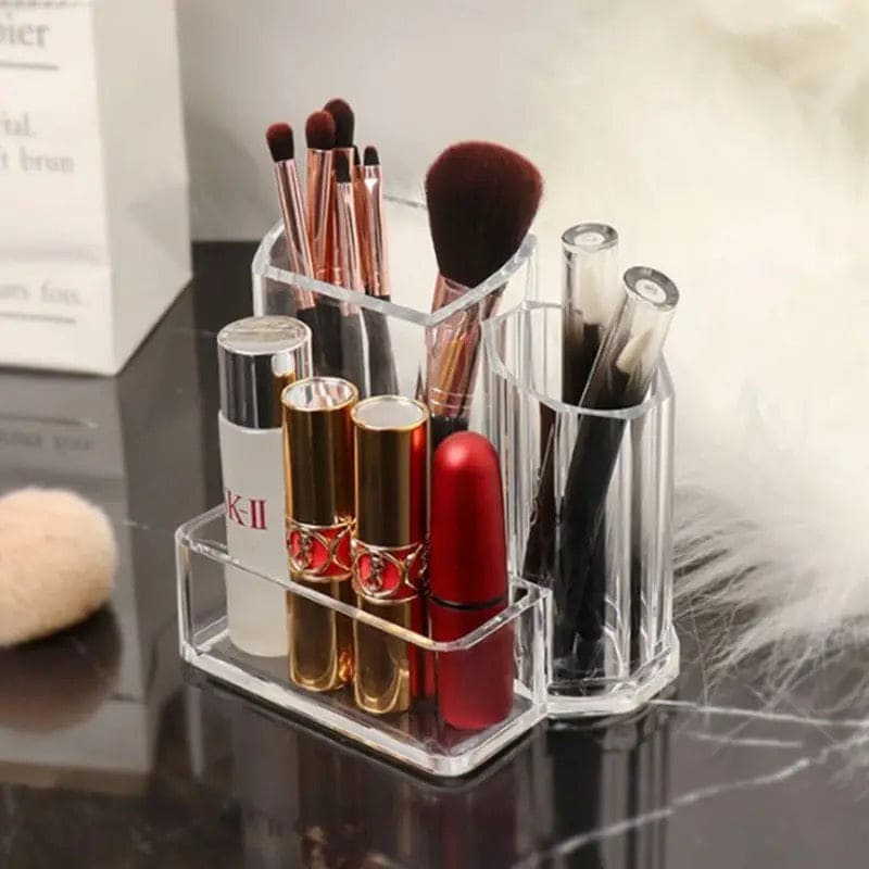 Transparent Makeup Brush Cosmetic Organizer