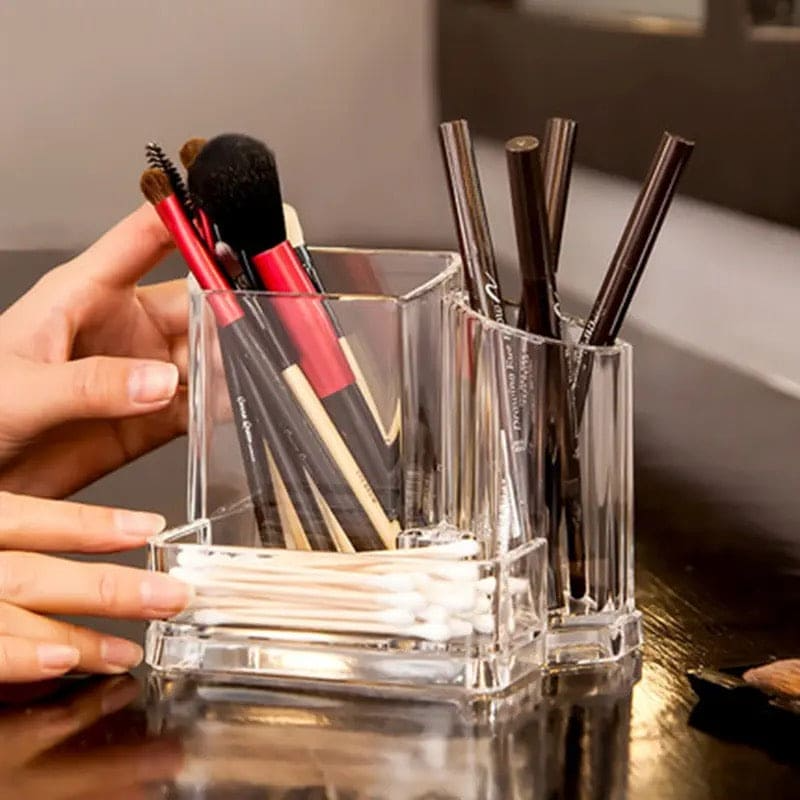 Transparent Makeup Brush Cosmetic Organizer