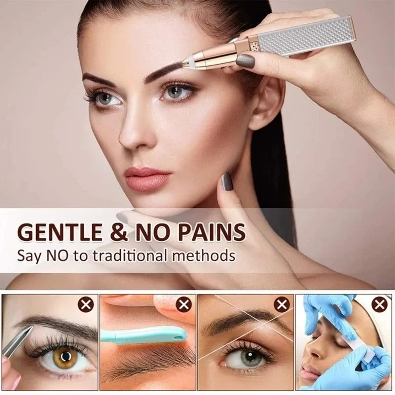 2 in 1 Rechargeable Facial Eyebrow Trimmer