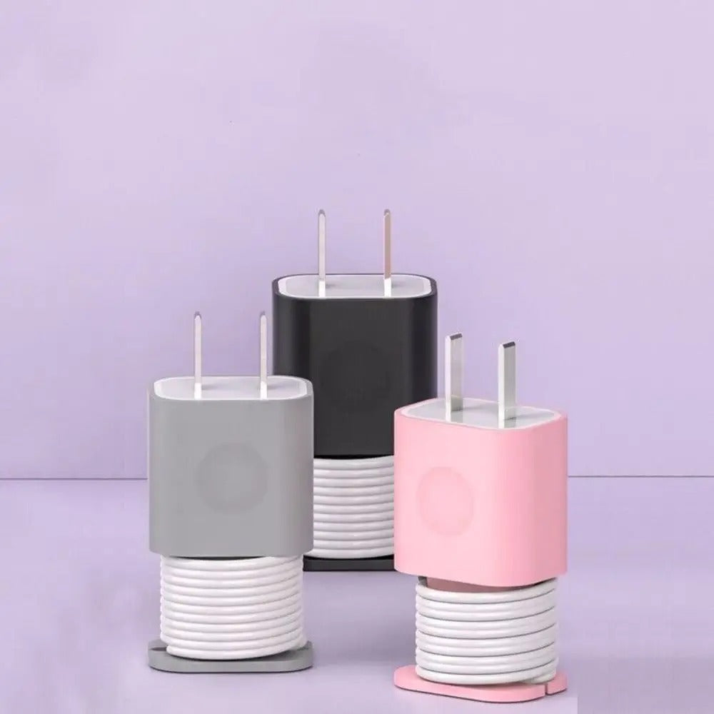 Silicon Charger Protective Case & Data Cable Organizer