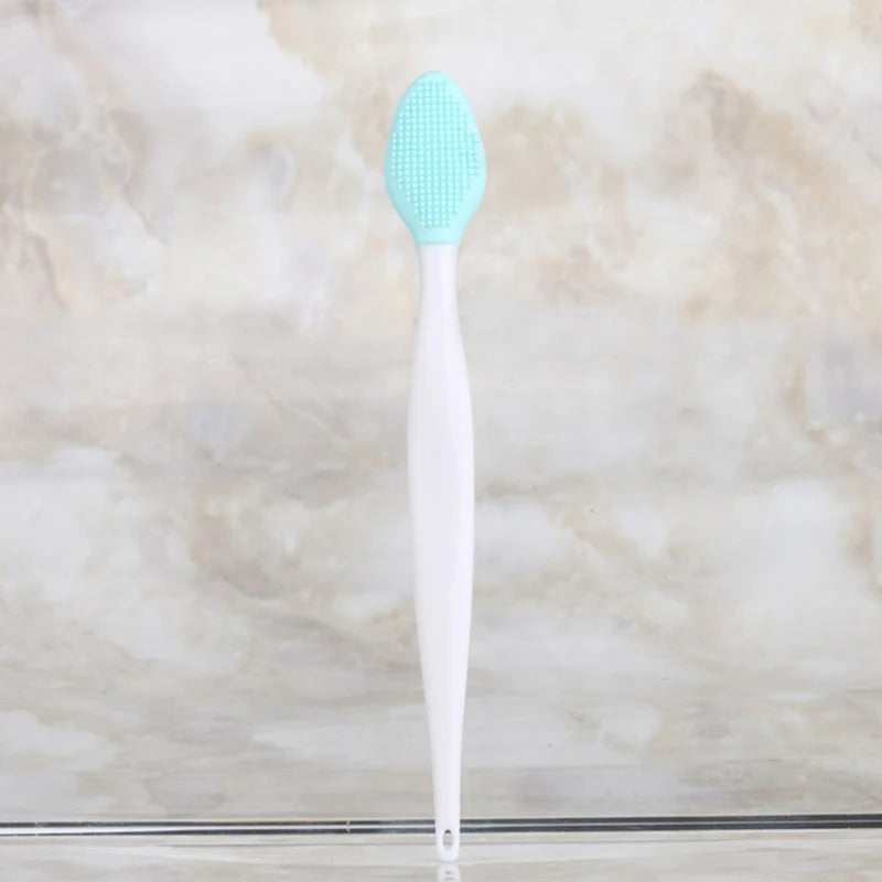 Silicone Blackhead Remover Double Sided Lip Nose Scrubber Brush Tool