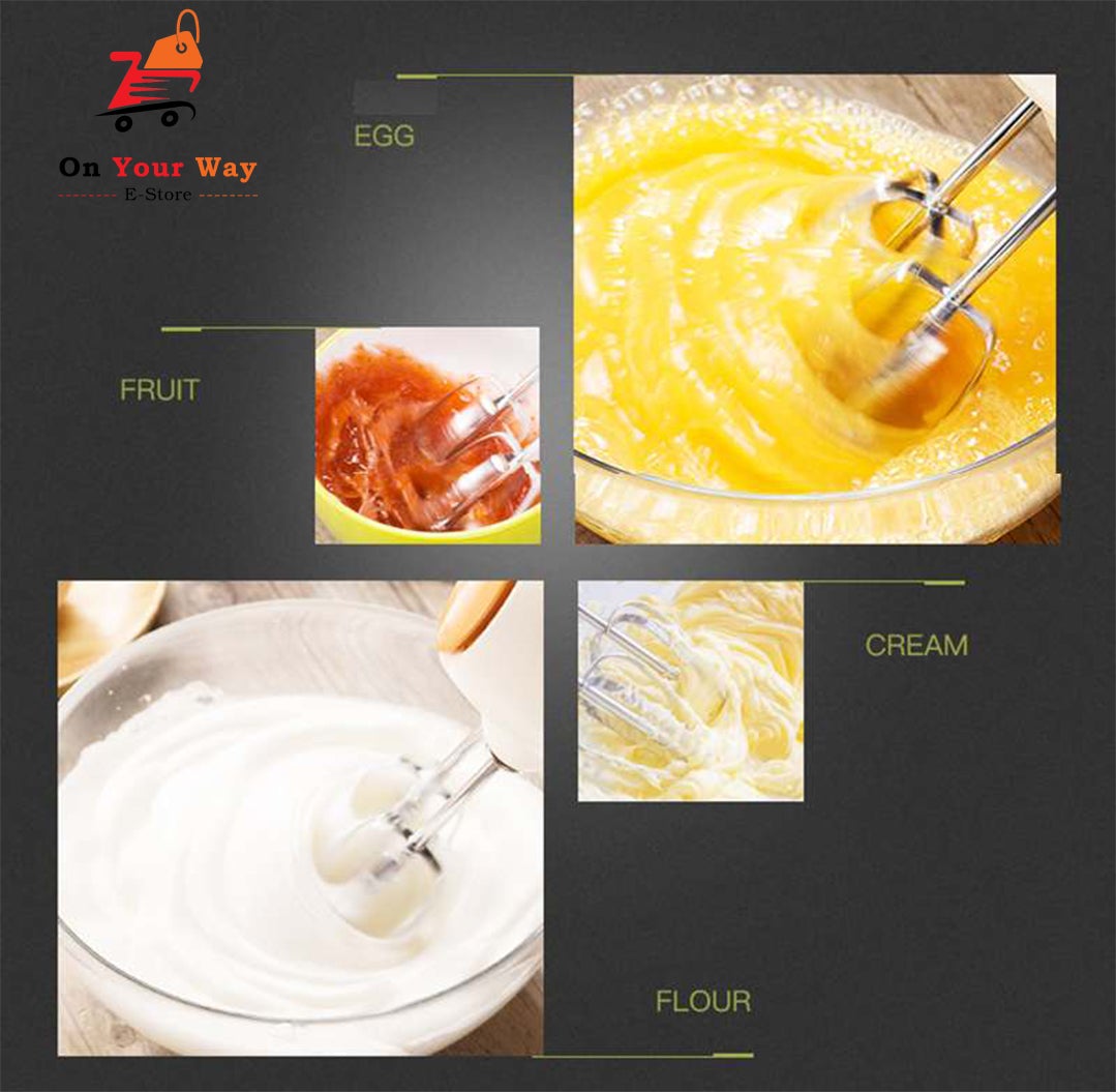 7-Speed Adjustable Cream Mixer Handheld Electric Milker