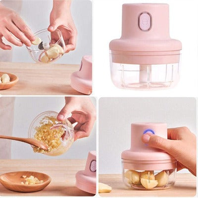 Re-chargeable Intelligent Electric Garlic Machine Garlic Chopper.
