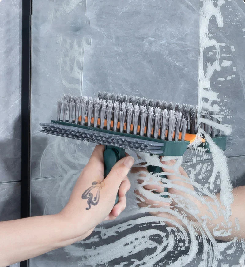 3 In 1 Silicone Cleaning Brush, Dusting & Wiping Mop