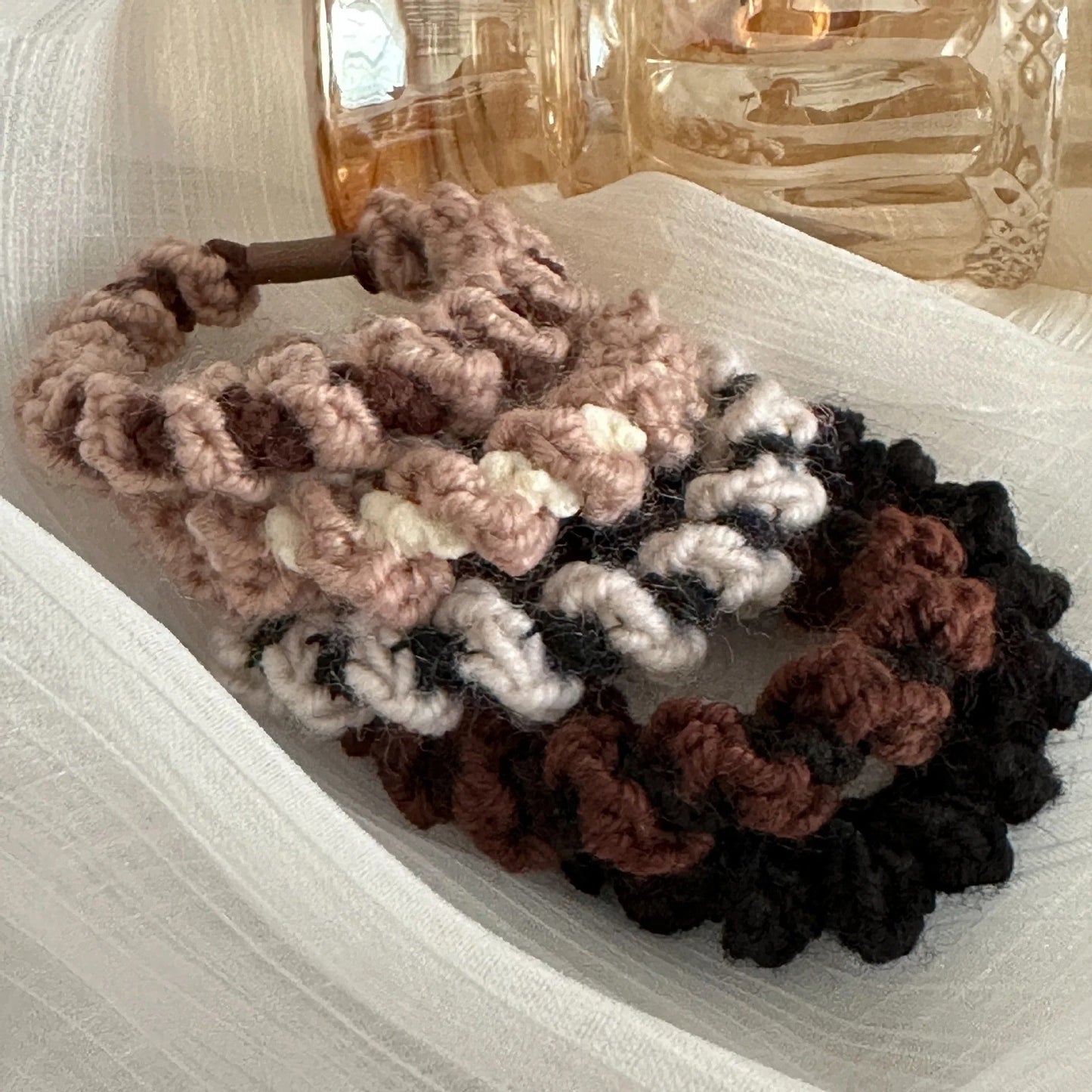 Elegant Wool Hair Tie Rope High Elastic Hairband