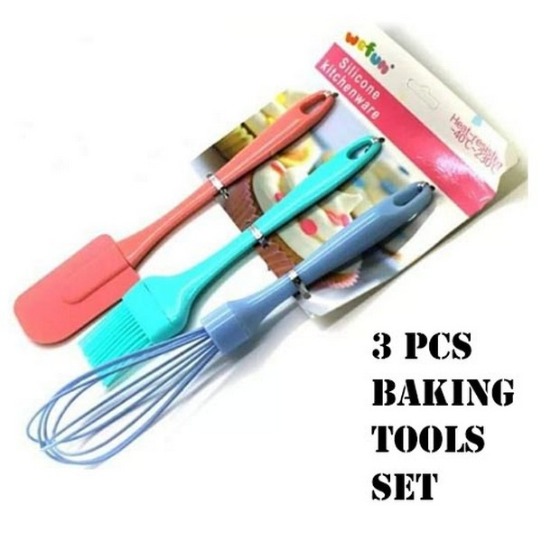 Silicone 3 Pcs Baking Tools Set.