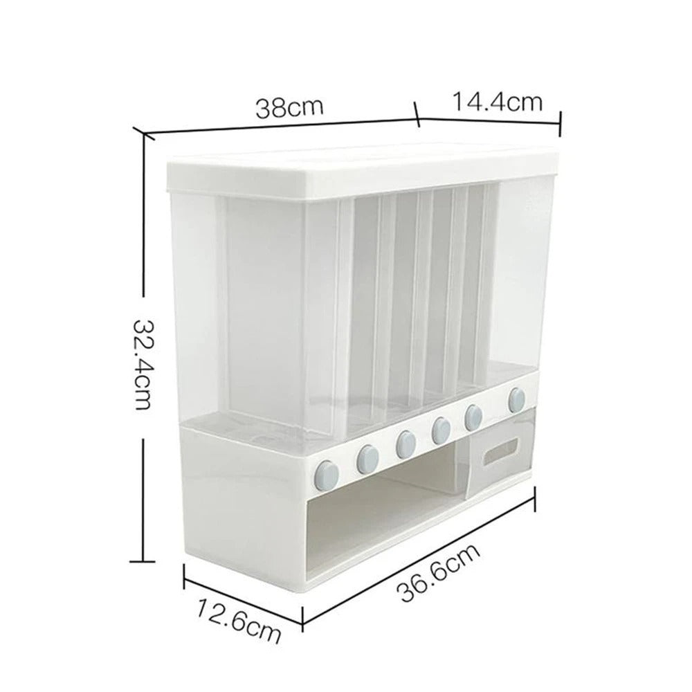 Wall Mounted Cereal & Rice Dispenser