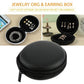 Round Jewelry/Earrings Organizer Zipper  Pouch