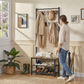 Multi-Functional Shoe & Hat Rack (Heavy Wooden)