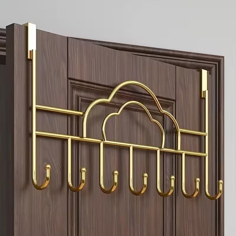 Metal Hanging Golden Hook Rack