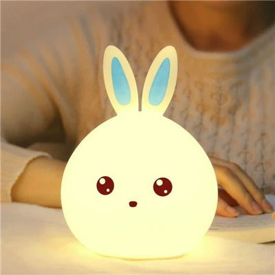 Silicone Rabbit LED Night Light