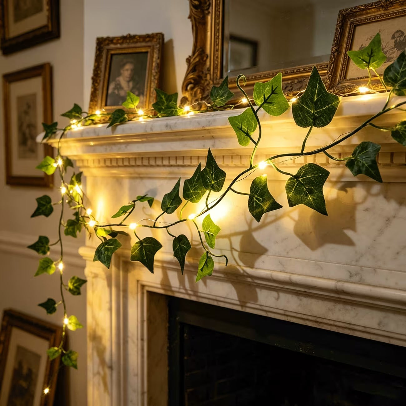 Green Artificial Hanging Strip Light (2 Meter)