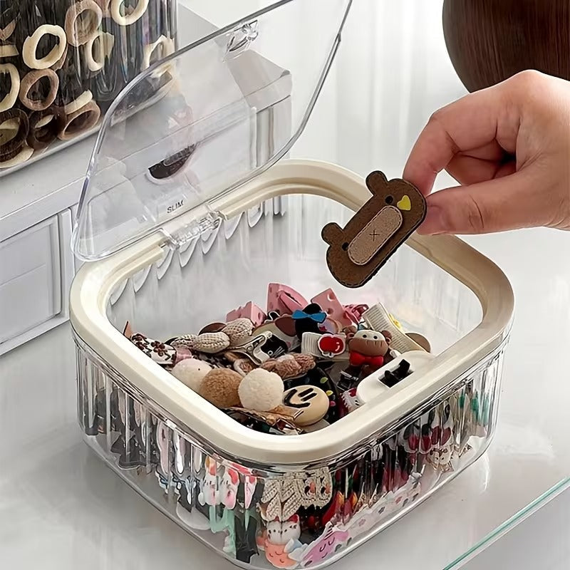 Transparent Mini Desktop Storage Box