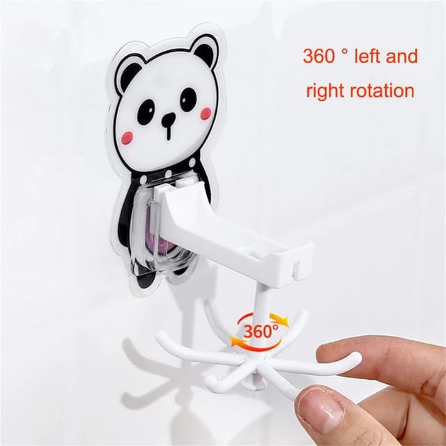 360 Degree Rotatable Cartoon Printed Hook