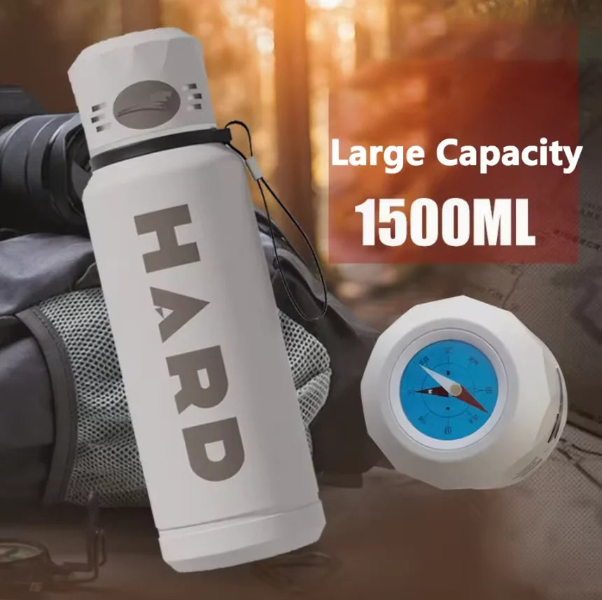 Portable Vacuum Steel Water Bottle 1000ml