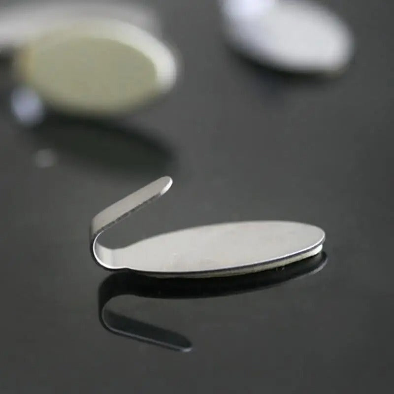 16 Pcs Stainless Steel Adhesive Hook