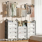 Portable Bedroom Coat & Drying Rack