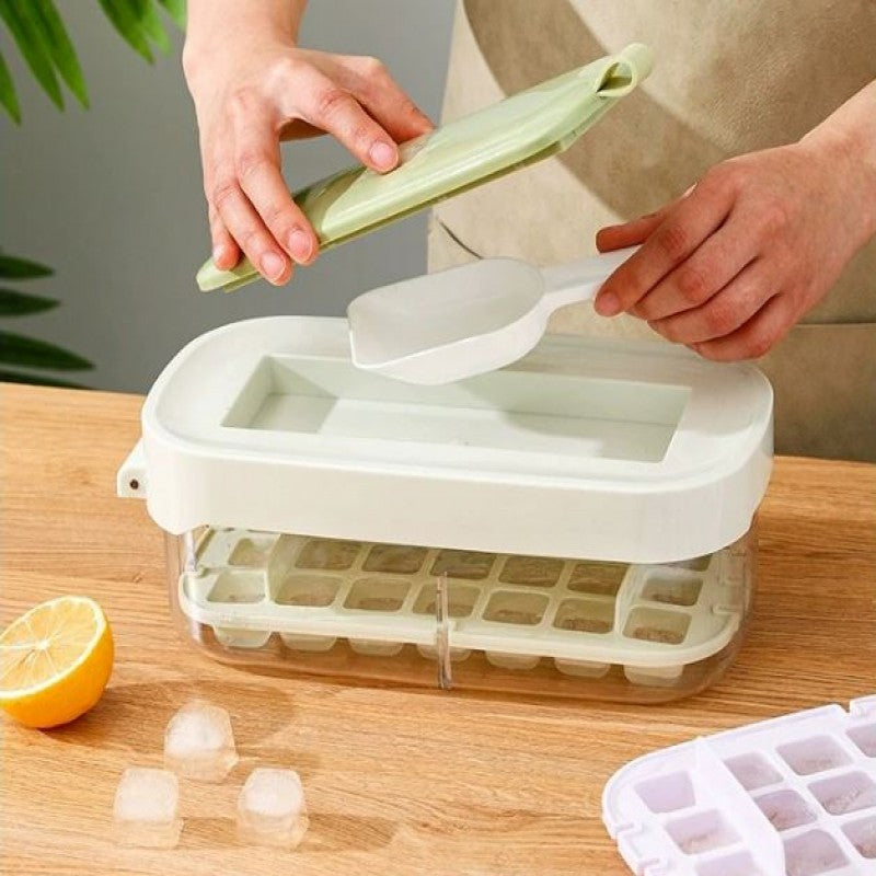 Pressing Ice Cube Mold Ice Tray Box